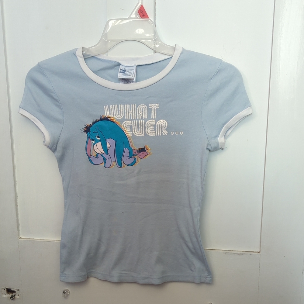 Vintage Disney Eeyore "Whatever" short sleeve fitted tee. Gently used.